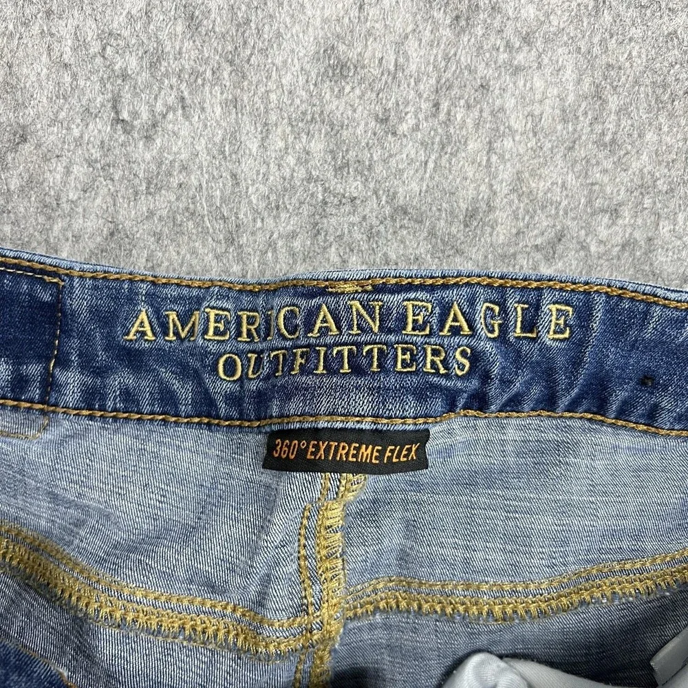 American Eagle Jeans Mens 30x30 Slim Straight 360 Extreme Flex Denim FITS30x28